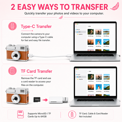 Mini Keychain Camera (Flip Screen)