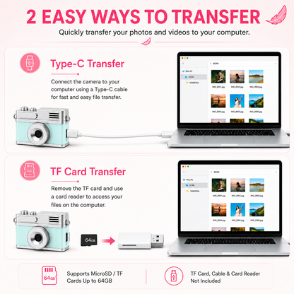 Mini Keychain Camera (Flip Screen)